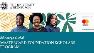 Mastercard Foundation Scholarship University Edinburgh Tips from a Current Scholar Essay Writing [upl. by Pirzada]