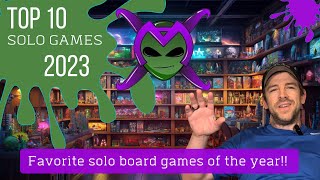 Top 10 Solo Board Games of 2023 [upl. by Atteynot]