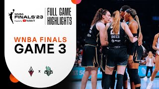 Las Vegas Aces vs New York Liberty  FULL GAME HIGHLIGHTS  October 15 2023 [upl. by Ayot]