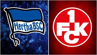 🔴Hertha BSC  1FC Kaiserslautern  DFB Pokal LIVE [upl. by Giamo]