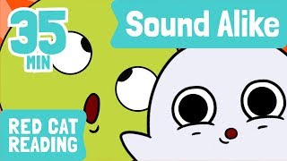 Sound Alike  Compilation 35min  Similar Sounds  How to Read  Made by Red Cat Reading [upl. by Clyde151]