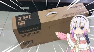 Unboxing Gigabyte G24F [upl. by Iyre]