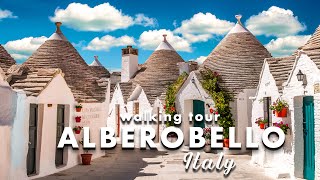 ALBEROBELLO 🇮🇹 ITALY 🇮🇹 WALKING TOUR 4K [upl. by Aihseuqal]