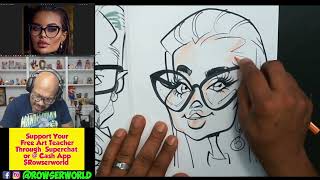 How to Draw a Color Caricature [upl. by Hsirk]