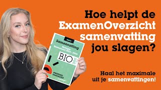 Hoe helpt de ExamenOverzicht samenvatting jou slagen [upl. by Fortunato]