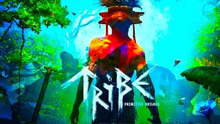 Tribal Open World Survival Day One  Tribe Primitive Builder Gameplay  First Look [upl. by Attenor]