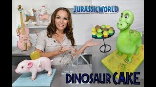 Dinosaurs 3D Cake by Verusca Walker [upl. by Marnie820]