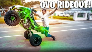 THE MOST INSANE MIAMI RIDEOUT EVER   GVO RIDE OUT PART 1   BRAAP VLOGS [upl. by Mihsah]