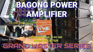 BAGONG POWER AMPLIFIER GRAND MASTERMERON NG BUILTIN BASS BOOSTER POWERED BY LIVEGM3000GM2500 [upl. by Sapphire]