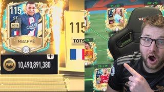 I Got 10 Billion Coins and 32 UTOTS Players From This on FIFA Mobile Full Max Rated UTOTS Gameplay [upl. by Lyrej]