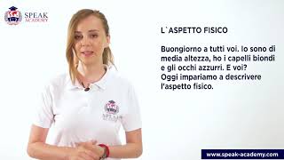 Italian lesson 5  The physical appearance  Laspetto fisico [upl. by Breanne259]