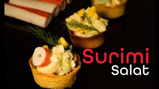 Surimi Salat Schmeckt richtig festlich [upl. by Wanfried]