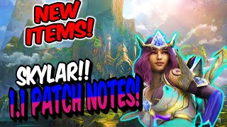 SKYLAR IS HERE NEW ITEMS  Predecessor 11 Patch Notes [upl. by Zola]