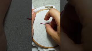 Punto tallo puntadas basicas de bordado embroidery bordadoamano bordadosamano tutorial [upl. by Nare394]