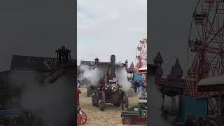 Haddenham Steam Rally 2024  Steam Whistle Blow  Huge Whistling Tones  Steaming Days british TRAC [upl. by Erle220]