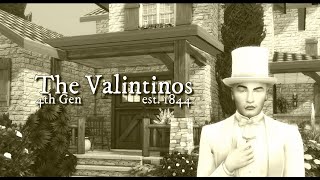 Sims 4 Legacy Family Fourth Generation The Valintinos [upl. by Schulz]