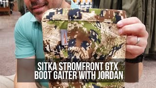 Sitka Stormfront GTX Boot Gaiter Review by Jordan [upl. by Peddada689]