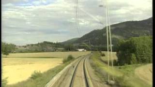 Trains Norway Oslo to Honefoss CabRide dTV SVCD [upl. by Woermer]