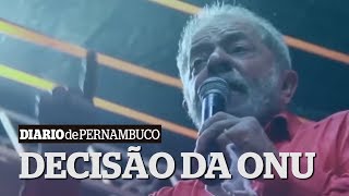 ONU diz que Lula não pode ter candidatura barrada [upl. by Ortrud212]