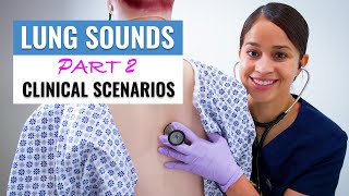 Lung Sounds Clinical Application Part 2  NCLEX REVIEW  Normal amp Abnormal Lung Sounds [upl. by Suilmann176]