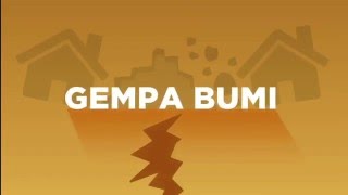 Video Animasi Pesan Kesiapsiagaan Bencana Gempa Bumi [upl. by Bubb]