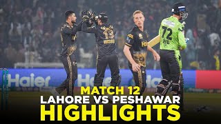 Full Highlights  Lahore Qalandars vs Peshawar Zalmi  Match 12  HBL PSL 9  M2A1A [upl. by Atteuqaj700]