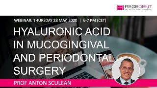 Hyaluronic acid gel in mucogingival and periodontal surgery by Prof Anton Sculean [upl. by Negrom382]