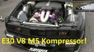 BMW E30 V8 600hp S62 kompressor by Limmet [upl. by Imogen277]