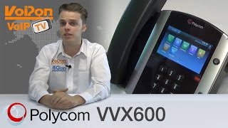 Polycom VVX 600 Video Review  Unboxing [upl. by Afirahs]