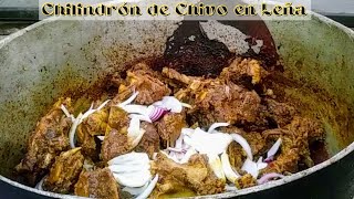 ENG SUB COMO HACER UN DELICIOSO CHILINDRÓN DE CHIVO EN LEÑA  CABRITO GUISADO  PASO A PASO [upl. by Bushweller]