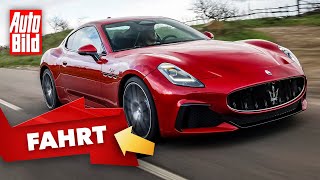 Maserati GranTurismo TrofeoModena 2023  Erste Fahrt im V6Sportler  mit Alex Bernt [upl. by Arand898]