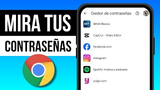 Cómo ver las contraseñas guardadas en Google Chrome Android [upl. by Frieder]