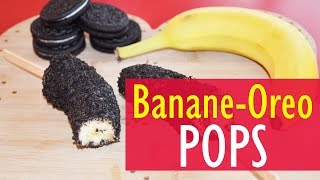 Biscuits Oreo Banane Pops  Recette Facile et Rapide [upl. by Rafiq]