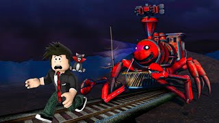 TRENZINHO QUE ENGOLE TRENZINHO  Roblox  Edward the Man Eating Train [upl. by Eniwtna]