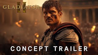 Gladiator 2 CONCEPT TRAILER  Paul Mescal Pedro Pascal Denzel Washington 2024 4K [upl. by Danete]