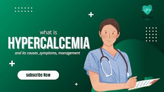 What is Hypercalcemia  and its causes sign symptoms amp management [upl. by Gianina]