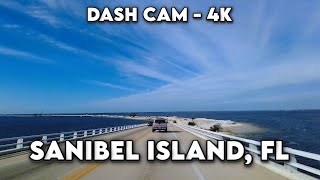 🚗 Explore Sanibel Island Florida in 4K 🏝️  Scenic Drive Video [upl. by Annahsat]