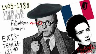 EXISTENCIALISMO  JEAN PAUL SARTRE [upl. by Haimehen]