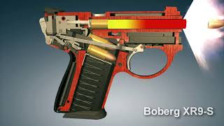 Boberg XR9S bullpup pistol  3dGun [upl. by Verla]