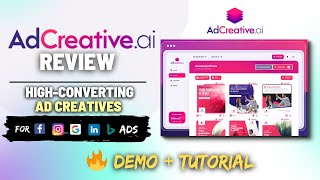 AdCreativeai V5 Review with Demo  Tutorial  Create Stunning Ad Creatives  Marpipe Alternative [upl. by Aiz727]