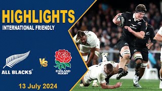 Highlights  New Zealand vs England  Test Match Rugby 2024 [upl. by Adnerak]