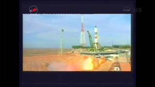 SoyuzUProgress M15M Launch  April 20 2012 [upl. by Niar]