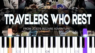 Travelers Who Rest Piano Tutorial  SHEET MUSIC  MIDI 🔥 [upl. by Zoara]