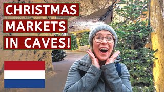 Valkenburg Christmas Markets in CAVES [upl. by Nord]