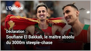 Déclaration Soufiane El Bakkali le maître absolu du 3000m steeplechase [upl. by Aruasor847]