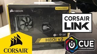 Unboxing  CORSAIR Hydro Series™ H80i v2 High Performance Liquid CPU Cooler [upl. by Thacker]