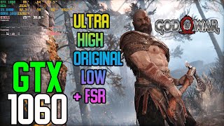 GTX 1060 3gb  God of War  All Settings  FSR [upl. by Krantz]