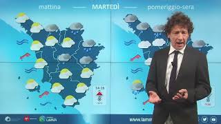 Le condizioni meteo di oggi in Toscana  nubi in aumento domani torna un po di pioggia [upl. by Affay]