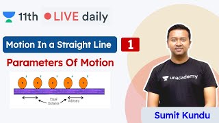 CBSE Class 11 Motion In A Straight Line L1  Physics  Unacademy Class 11 amp 12  Sumit Sir [upl. by Mrots51]