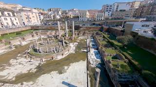 Tempio di serapide macellum Pozzuoli drone fpv [upl. by Nitsuga]